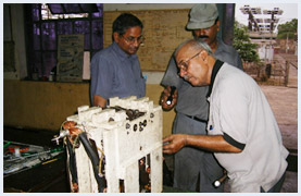 NGEF Diverter Switch under repair at site